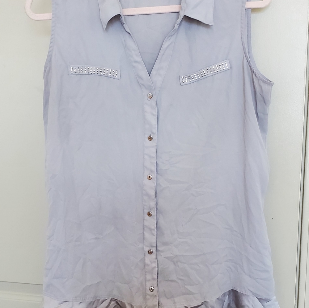 Silver blouse